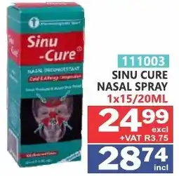 Arrow Cash And Carry Sinu-Cure Nasal Spray offer