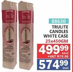 Arrow Cash And Carry Trulite Candles White Case offer