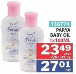 Arrow Cash And Carry Parya Baby Oil offer