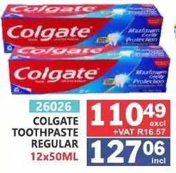 Arrow Cash And Carry COLGATE TOOTHPASTE REGULAR offer