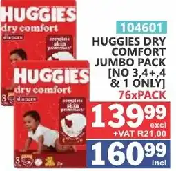 Arrow Cash And Carry HUGGIES DRY COMFORT offer