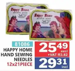 Arrow Cash And Carry Happy Home Hand Sewing Needles offer
