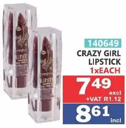 Arrow Cash And Carry Crazy Girl Lipstick offer