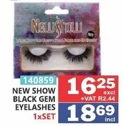 Arrow Cash And Carry New Show Black Gem Eyelashes offer