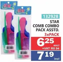 Arrow Cash And Carry STAR COMB COMBO PACK Assorted offer