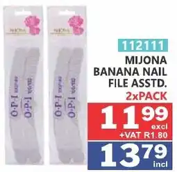Arrow Cash And Carry MIJONA BANANA NAIL FILE ASSTD. offer