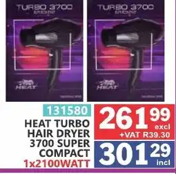 Arrow Cash And Carry HEAT TURBO HAIR DRYER offer