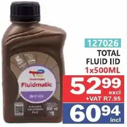 Arrow Cash And Carry TOTAL Fluid IID offer