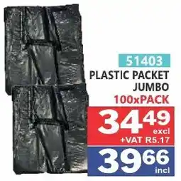 Arrow Cash And Carry PLASTIC PACKET JUMBO offer