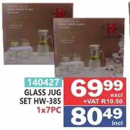 Arrow Cash And Carry GLASS JUG SET HW-385 offer