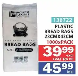 Arrow Cash And Carry Plastic Bread Bags offer