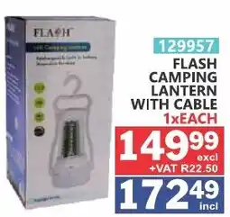 Arrow Cash And Carry Flash Camping Lantern with Cable offer