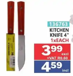 Arrow Cash And Carry KITCHEN KNIFE 4" offer