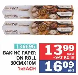 Arrow Cash And Carry BAKING PAPER ON ROLL offer