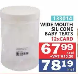 Arrow Cash And Carry WIDE MOUTH SILICONE BABY TEATS offer