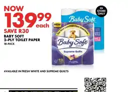 Woolworths Baby Soft 2-Ply Toilet Paper offer