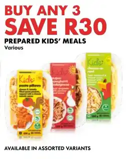 Woolworths Prepared Kids' Meals offer