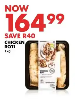 Woolworths Chicken Roti offer