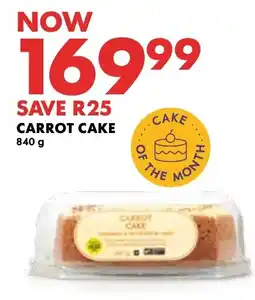 Woolworths Carrot Cake offer