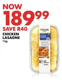 Woolworths ITALIAN Chicken Lasagne offer