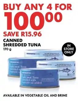 Woolworths CANNED SHREDDED TUNA offer