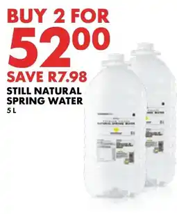 Woolworths Still Natural Spring Water offer