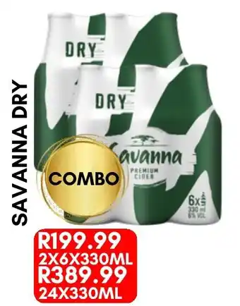 Prestons Savanna Dry Premium Cider offer
