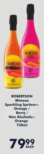 President Hyper ROBERTSON Mimosa Sparkling Spritzer offer