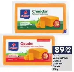 President Hyper Clover Vacuum Pack Cheese Cheddar / Gouda offer