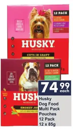 President Hyper Husky Dog Food Multi Pack Pouches offer