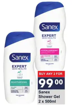 President Hyper Sanex Shower Gel offer