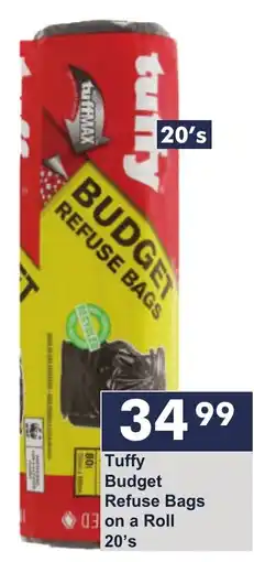 President Hyper Tuffy Budget Refuse Bags on a Roll offer