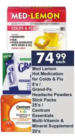 President Hyper Med-Lemon Hot Medication for Colds & Flu offer