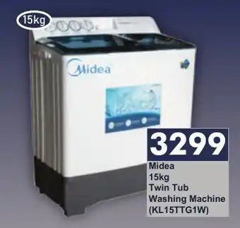 President Hyper Midea 15kg Twin Tub Washing Machine offer
