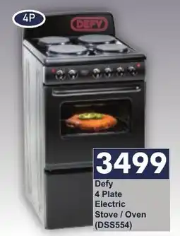 President Hyper Defy 4 Plate Electric Stove / Oven offer