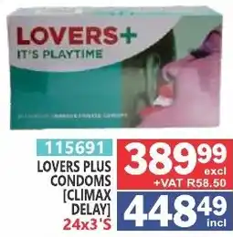 Arrow Cash And Carry Lovers plus condoms climax delay offer