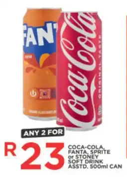 OK Express Coca-Cola, Fanta, Sprite or Stoney Soft Drink offer