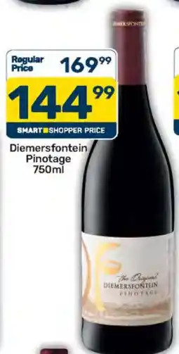 Pick n Pay Diemersfontein Pinotage 750ml offer