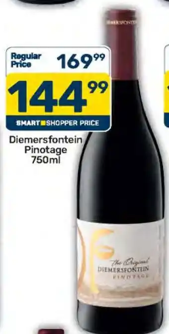 Pick n Pay Diemersfontein Pinotage 750ml offer