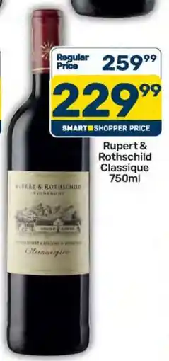 Pick n Pay Rupert & Rothschild Classique 750ml offer