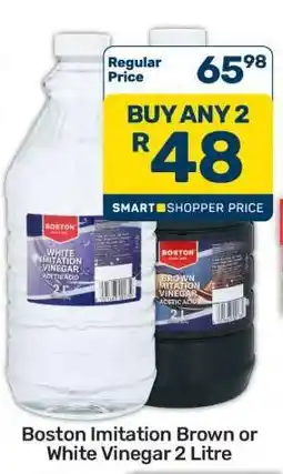 Pick n Pay Hypermarket Boston Imitation Brown or White Vinegar 2 Litre offer