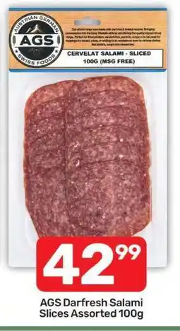 Pick n Pay AGS Darfresh Salami Slices Assorted 100g offer