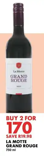 Woolworths La Motte Grand Rouge offer