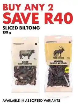 Woolworths Sliced Biltong offer