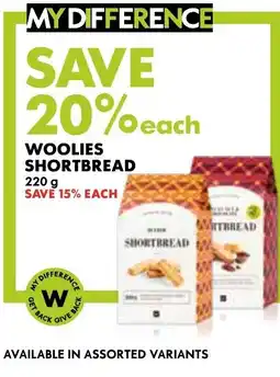 Woolworths Woolies Shortbread offer