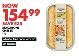 Woolworths Italian Macaroni Cheese offer