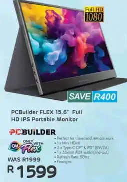 Computer Mania PCBuilder FLEX 15.6" Full HD IPS Portable Monitor offer