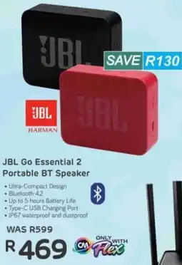 Computer Mania JBL Go Essential 2 Portable BT Speaker offer