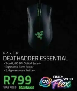 Computer Mania RAZER DEATHADDER ESSENTIAL offer