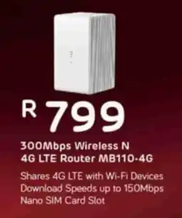 Computer Mania 4G LTE Router MB110-4G offer